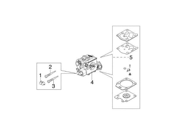 Carburador WT-780G GS 451 (Euro 2) 50Y Motosierra