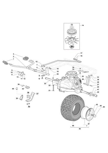 Transmisión OM 84/14,5 K H Cat. 2022 Tractor