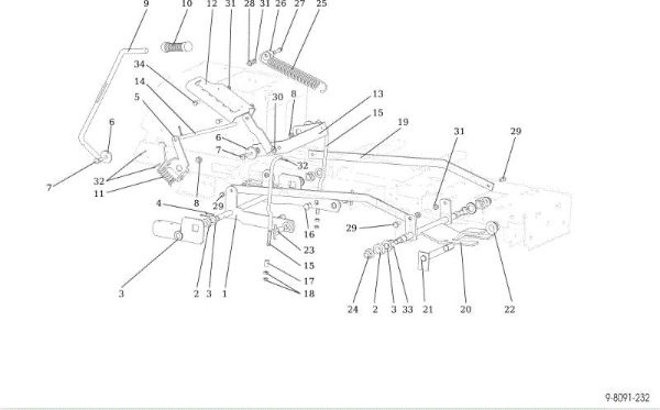 Regulacion plato de corte OM 107 L/16 KH (K1600AVD - EURO5) Cat. 2022 Tractor
