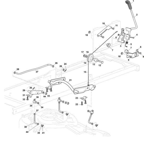 Sistema de regulación altura plato de corte OM 84/14,5 K H Cat. 2023 Tractor