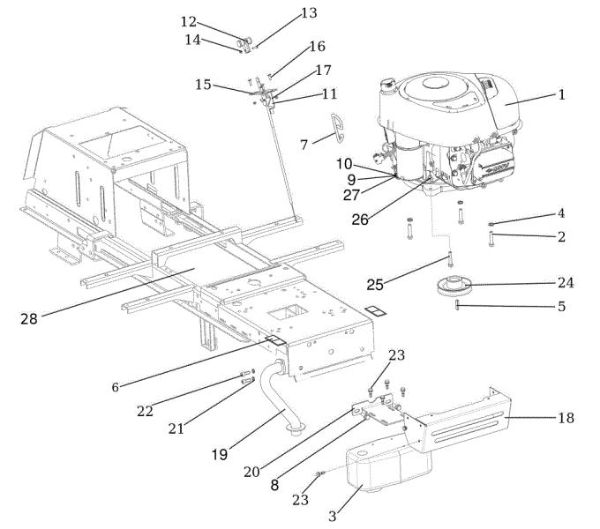 Motor OM 106/16 KH (K1600AVD) Cat. 2023 Tractor