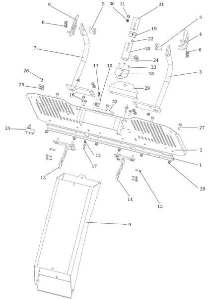 Recogedor de hierba OM 106/24 KH (K2400AVD V-Twin - EURO5) Cat. 2023 Tractor