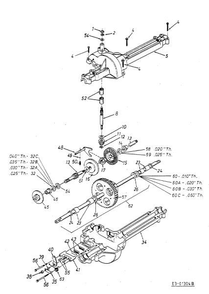 Eje posterior POLO 96 M Tractor