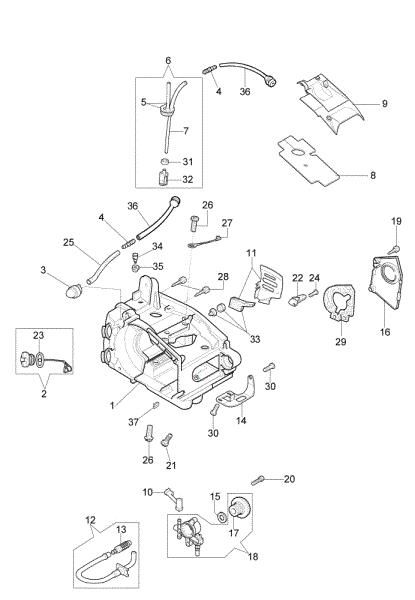 Carter motor 925 Motosierra