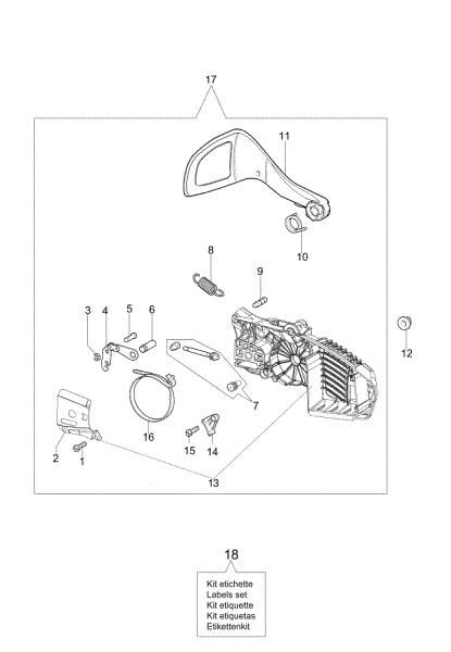 Freno cadena 925 Motosierra