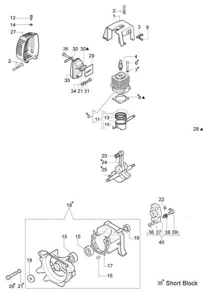 Motor 446 BP Ergo Desbrozadora