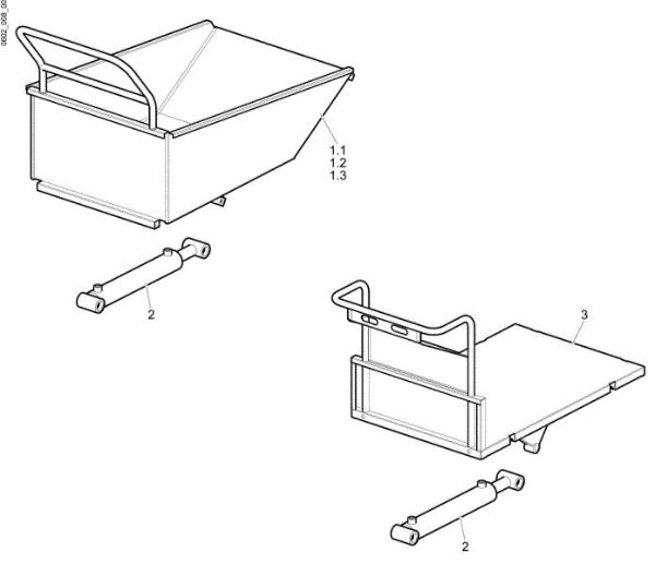 Caja CR 550 HR (Italia) Minitransportador