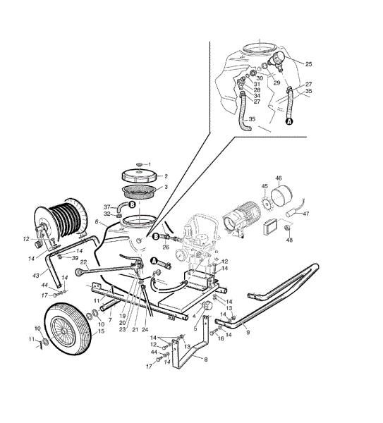 Tanque SC 180 E Carro pulverizador